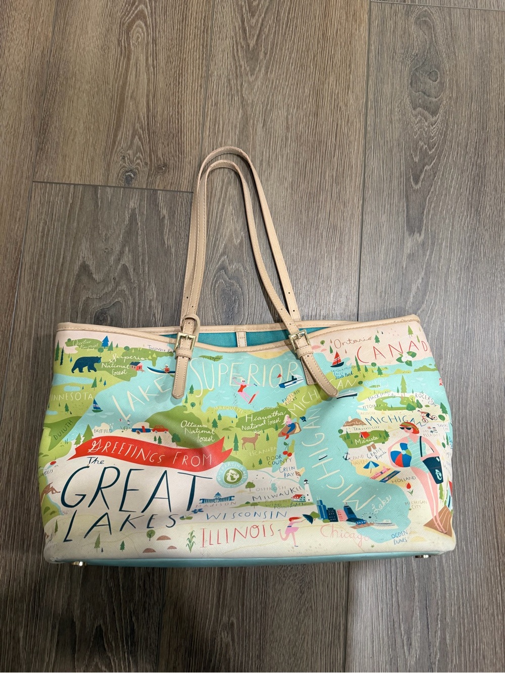Spartina 449 Great Lakes Tote (heavy wear)